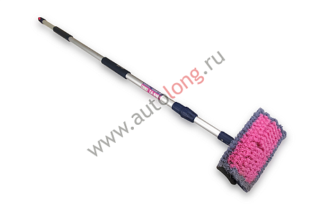 Щетка для мытья 2-х секционная широкая с краном (9905) (р4255)