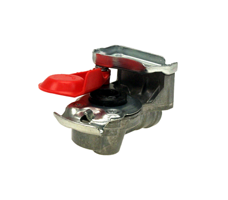 Головка соединительная М16 красная с клапаном (9522002210) (пн5989)