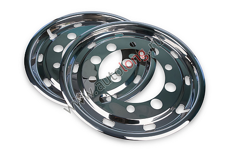 Колпак колеса перед/зад INOX R-22,5 (10345) (р5492)