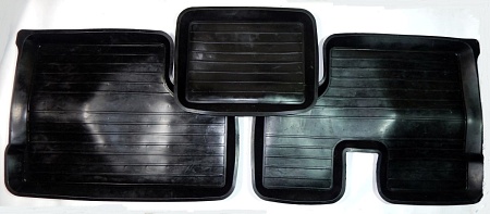 Ковры резиновые (к-т 3 шт.) (780) (р4064)
