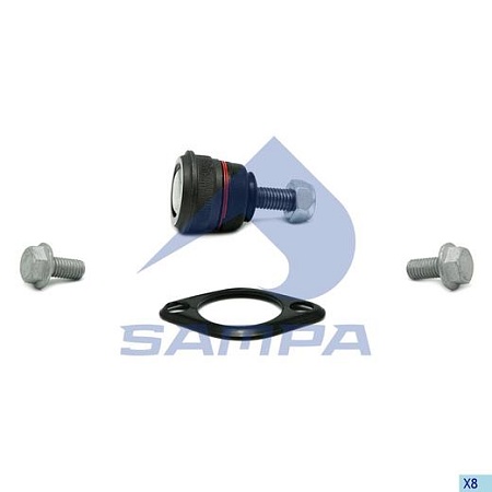 Наконечник тяги КПП Scania комплект (04059701) (т3328)