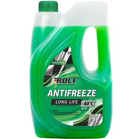 Антифриз (зеленый) ROLF G11 Green 5л (Р5278)