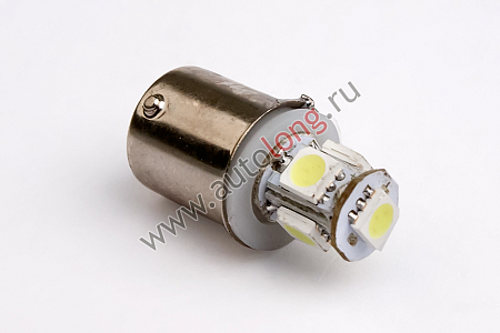 Лампа большой цоколь 5 диодов 24 V (кукуруза) (10883) (Л1522)