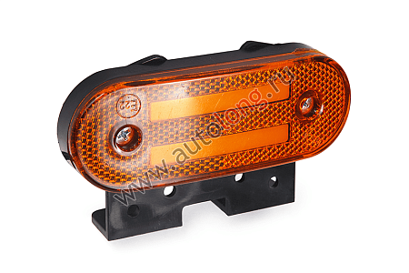 Указатель габарита (Маркерный) две полосы с кронштейном (желтый) (20232) (ОПТ3113)