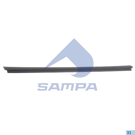 Уплотнитель стекла двери SCANIA лев/прав. наружн.(18400118) (К6062)