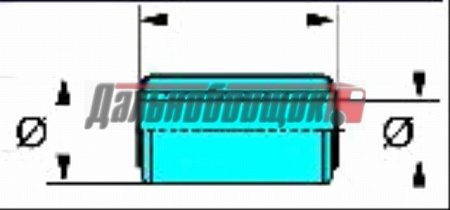 Сайлентблок полурессоры 30х60х72 BPW (0203159800)(П0925)