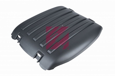 Крыло заднее часть верхняя, низкое 147 мм черный пластик Scania(SP40040360)(К1403)