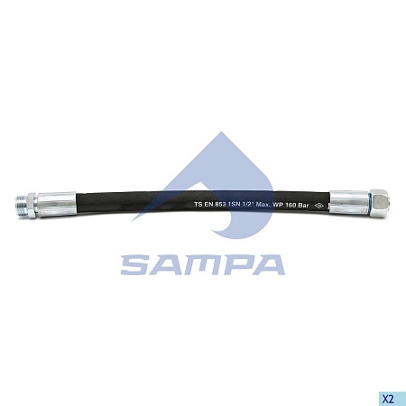 Шланг ГУР L=400 mm (024179) (ПН3335)