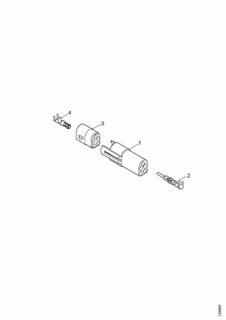 Штыревой контакт Scania (199950)(р4811)