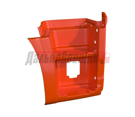 Щиток подножки 5490/65206 правый (цвет белый) (2-ступенчатый) (5490-8405110-10)(КК0109)