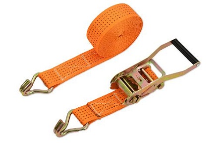 Ремень обтяжки груза 5т  12 м. с натяж. (RS2-50-5000-12)(р4918)