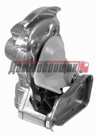 Головка соединительная М22 желтая с клапаном (09500401)(Пн0168)