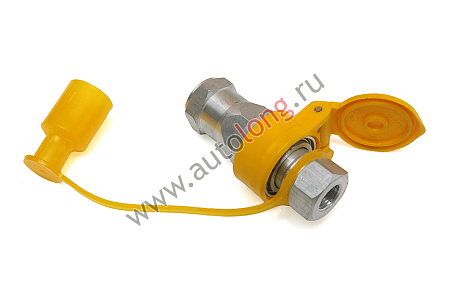 Евроразъем пневматический М16 желтый (18010)(Пн0435)