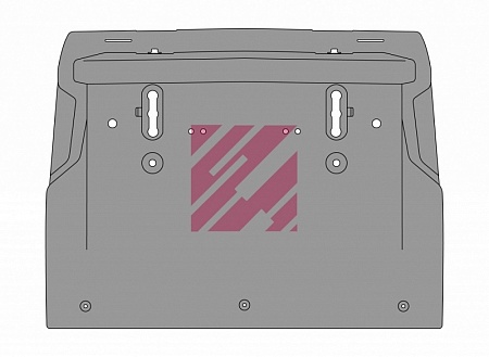 Крыло заднее часть задняя черный пластик ВОЛЬВО о.н.21094394 (SP40040370) (к2635)