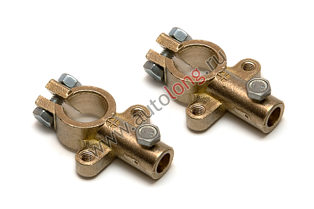 Клемма АКБ ЛАТУНЬ ЕВРО к-т. (15405) (Эл5125)