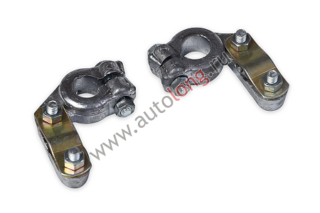 Клемма АКБ (Усиленные/ Угловая) к-т (15870) (эл5124)