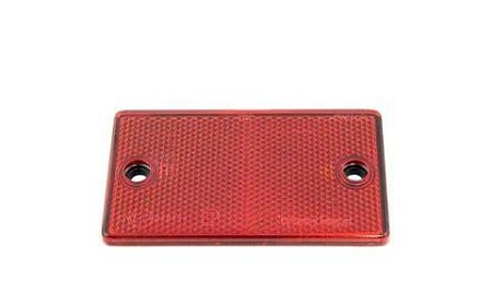 Катафот прямоугольный красный / Руденск (3202.3731)(ЭЛ0339)