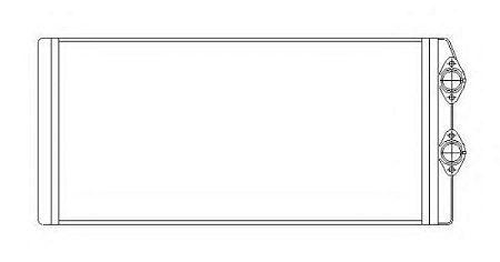 Радиатор отопителя Volvo  FH (53545) (Д1908)