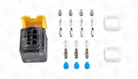 Разъём 7 контактный (комплектация: 4+3-pin, 4+3 уп-я, 2 кольцевых уп-я) (7814577) (Эл6878)