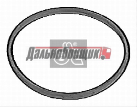 Прокладка радиатора масляного Scania 4/P/R/T сер. (2641313)(д0512)