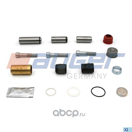 Р/к суппорта Knorr SB6/7 (направляющие,втулки, пыльники, заглушки, кольца) (86626) (Т0772)