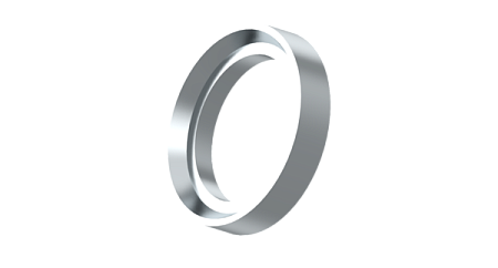 Кольцо металическое упорное для резьбы M 10x1.0 (8930300604) (пн5502)