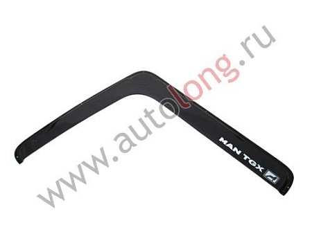 Дефлекторы на бок.стекло MAN TGX (больш. угол) (черный)(к0265)