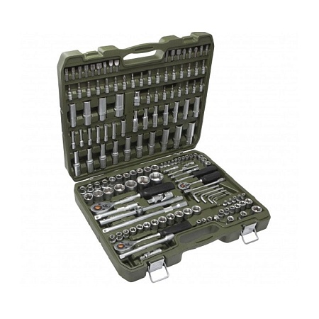 Набор инструмента 216пр. 1/2'DR 3/8'DR 1/4'DR АвтоDело (39926) (р5142)