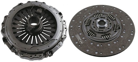 К-т сцепления D430 корз. в сборе с выж.подш.+диск+смазка VOLVO FH/FM Magnum (3400700463) (С6403)