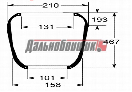 Пневморессора Blacktech 882N1 (без стакана (RL9993)(П0065)