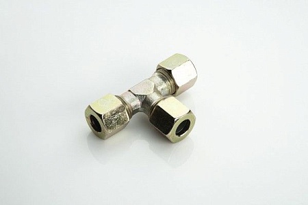 Фитинг Т-образный 10мм металл разборный (07609300)(пн0282)