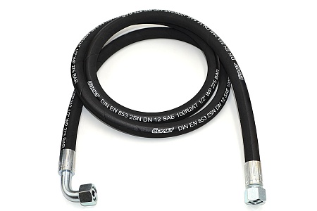 Шланг РВД 2S-K d20 P280 BSP3/4 L3000 (гнутый)(пн1096)