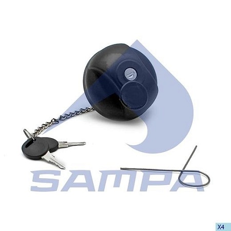 Крышка топлив. бака с ключ.d60mm Scania 4.Ive Euro (04139201) (Р4012)
