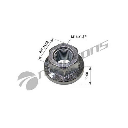 Гайка с буртиком M16*1,5 MAN (100082) (П8904)