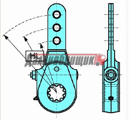 Трещетка BPW SAF ROR (3 отверстия) (OR845013/04640000/WA3401)(Пр0209)