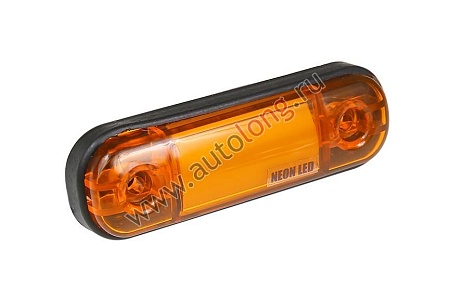Габарит светодиодный контурный MINI Желтый универсальный NEON 160 (24V) (20576) (ОПТ5995)
