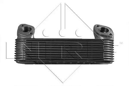 Радиатор масляный D 2566/2865/2866/2876, E/G 2866, E2876 (31039) (Д1886)