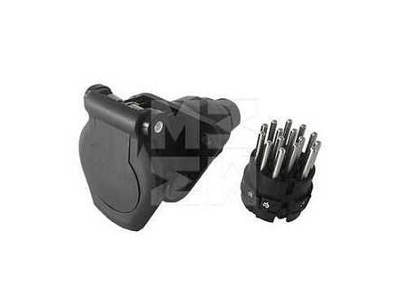 Розетка 15 полюсов, ADR, ISO 12098, пластиковый корпус, винтовой зажим (M7333001) (Эл1738)