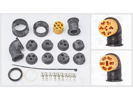 Разъём угловой, 7 контактный, универсальный EUROPOINT/EUROPOINT II (7826941) (р3319)