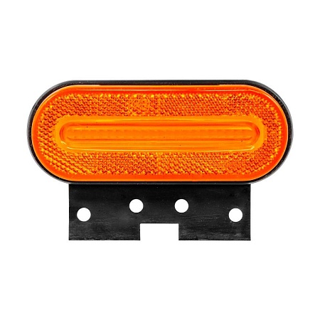 Фонарь габаритов154-1 жел с неон маркер светом, указ поворота и кронштейном (191732) (опт6573)