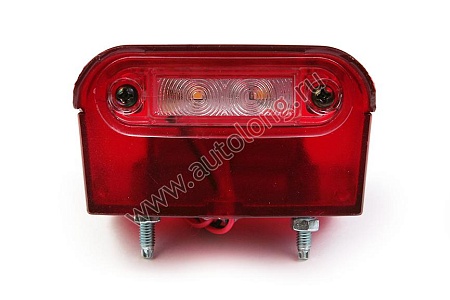 Подсветка номера L0217 LED 24V красная 2-LED, EURO (19323) (опт2635)