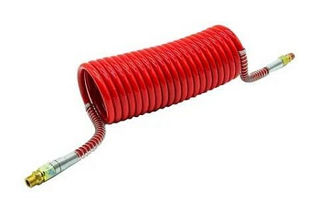 Шланг спиральный 5490 7,5 метра  M18x1,5/F14x1,5 (красный Polyureth)(5490-3506300)(Кр9845)
