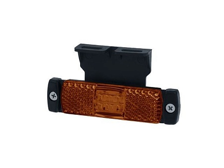 Фонарь габаритов LED желтый с кронштейном (191177) (опт4756)