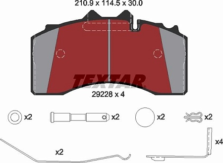 Колодки диск 29228 Allied Nippon (ACV082KHD)(Т0782)