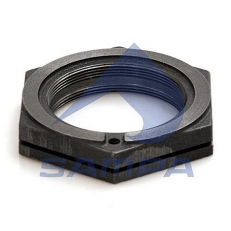 Гайка ступицы левая M88x2 H=24 SW120 Fruehauf/SMB (088002)(п6494)