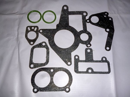 Ремкомплект системы охлаждения Евро-2 (РТИ+паронит) 8 позиций КАМРТИ (7406-1303000-01У)(Кд7452)