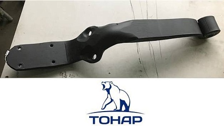 Рессора прицепа ТОНАР 1 листоваяя подвеска WEWELER (F001A037SF75) (пр5888)