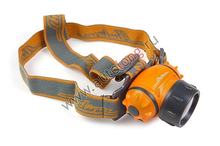 Фонарь налобный на батарейках LEDx19 (20010) (Опт6038)