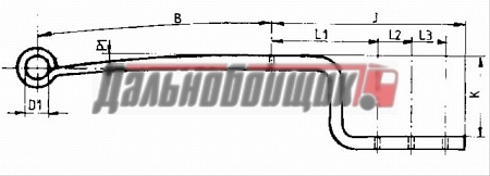 Полурессора 1/48x48x100 580+365/270/70 BPW (M1014500)(П3376)