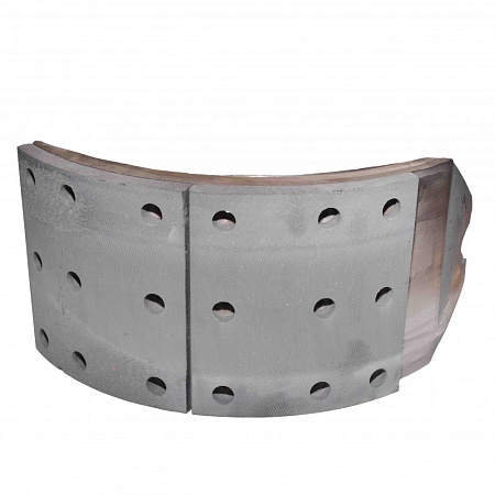 Колодки тормозные 6520 литые (короткая накладка) (1шт.) РЕСУРС-ТЕХНО (6520-3501090-50)(Кт7985)